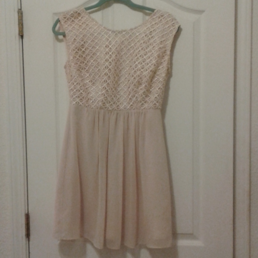 Tan/gold Dress